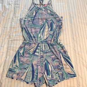 Lilly Pulitzer Nautical Sailboat Romper